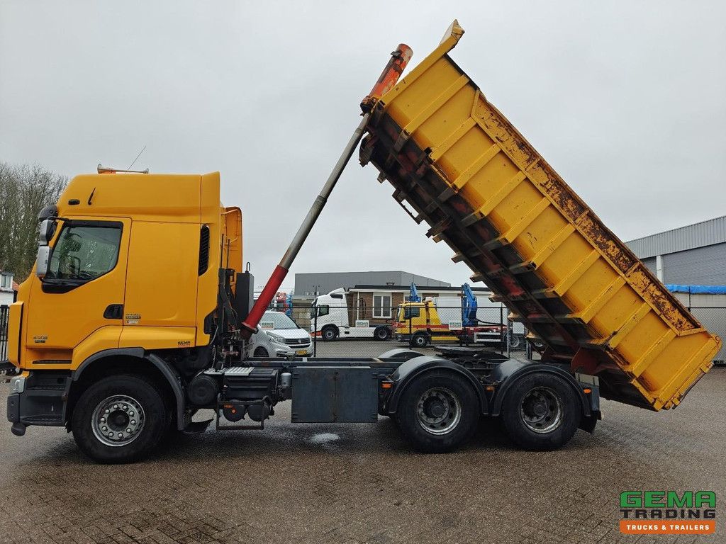Renault Premium Lander 450 6x4 Slaapcab Euro5 - Kipper/Trekker - DubbelGebruik - Rockinger - 160.000km