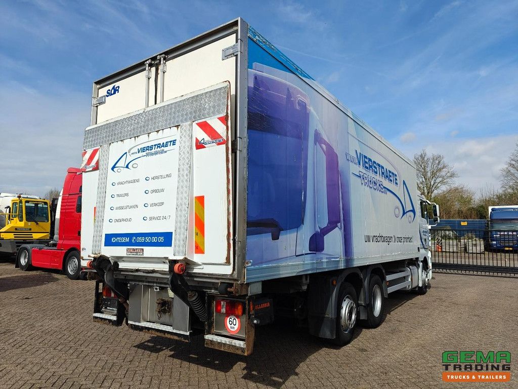 MAN TGA 26.310 6x2 Schlafkabine Euro3 - 8 m Kühl-/Gefrierbox + Ladebordwand 1500 kg - Vollklimaanlage