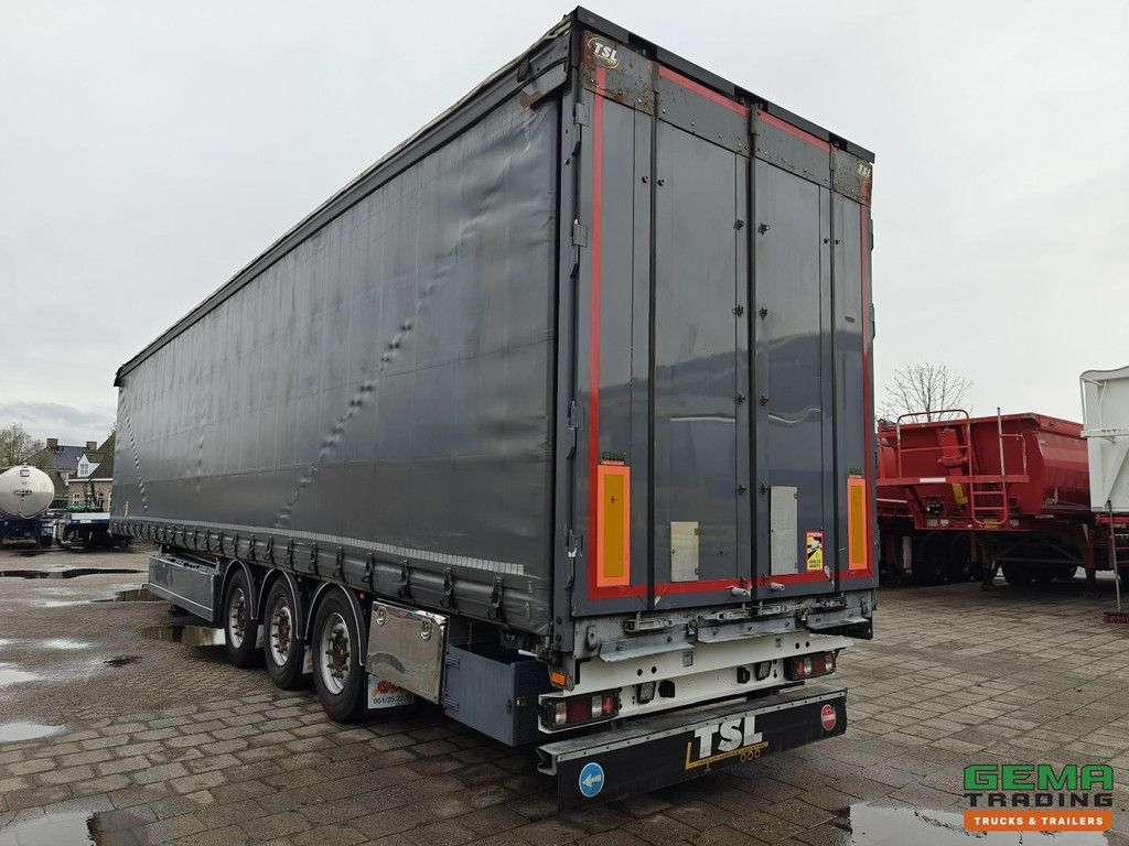 A&D LPRS24 3-Achs-SAF-Scheibenlader – Schiebeplanen/Hebedach – Staufächer – Verzinkt – Palettenkasten – Liftachse – TÜV bis 10/2026