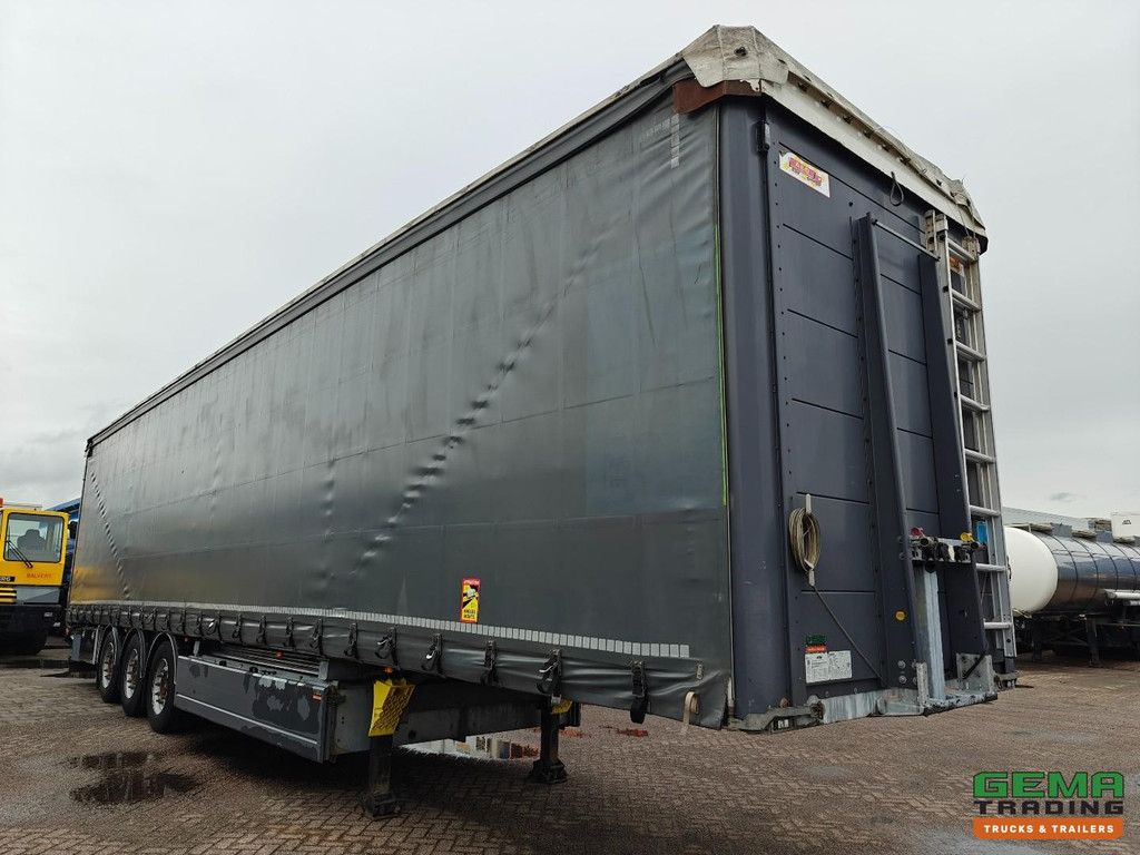 A&D LPRS24 3-Achs-SAF-Scheibenlader – Schiebeplanen/Hebedach – Staufächer – Verzinkt – Palettenkasten – Liftachse – TÜV bis 10/2026