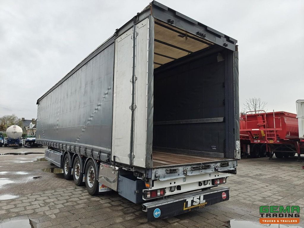 A&D LPRS24 3-Achs-SAF-Scheibenlader – Schiebeplanen/Hebedach – Staufächer – Verzinkt – Palettenkasten – Liftachse – TÜV bis 10/2026