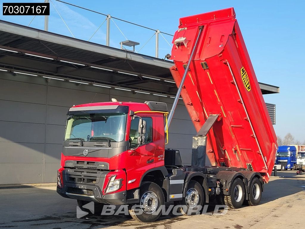 Volvo FMX 420 8X4 Meiller Tipper Full Steel Hub-Reduction Euro 6