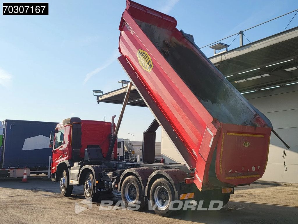 Volvo FMX 420 8X4 Meiller Tipper Full Steel Hub-Reduction Euro 6