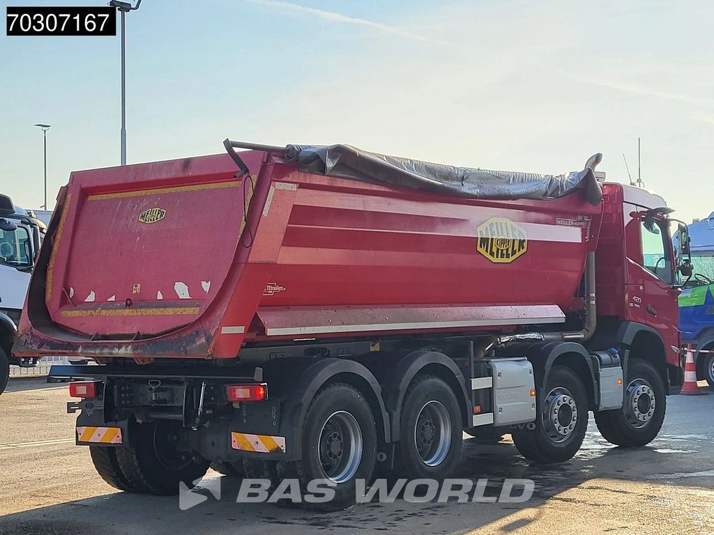 Volvo FMX 420 8X4 Meiller Tipper Full Steel Hub-Reduction Euro 6