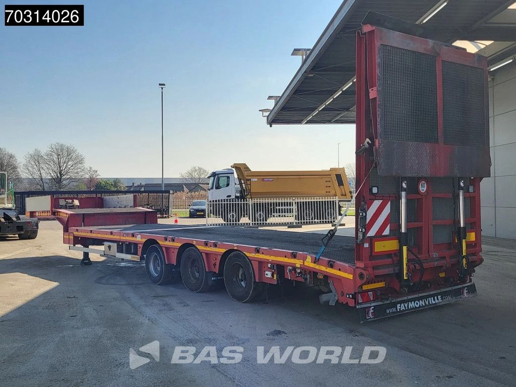 Faymonville Multimax 3 assen Uitschuifbaar Hefbed APK01/27 Ramps Steering Axle