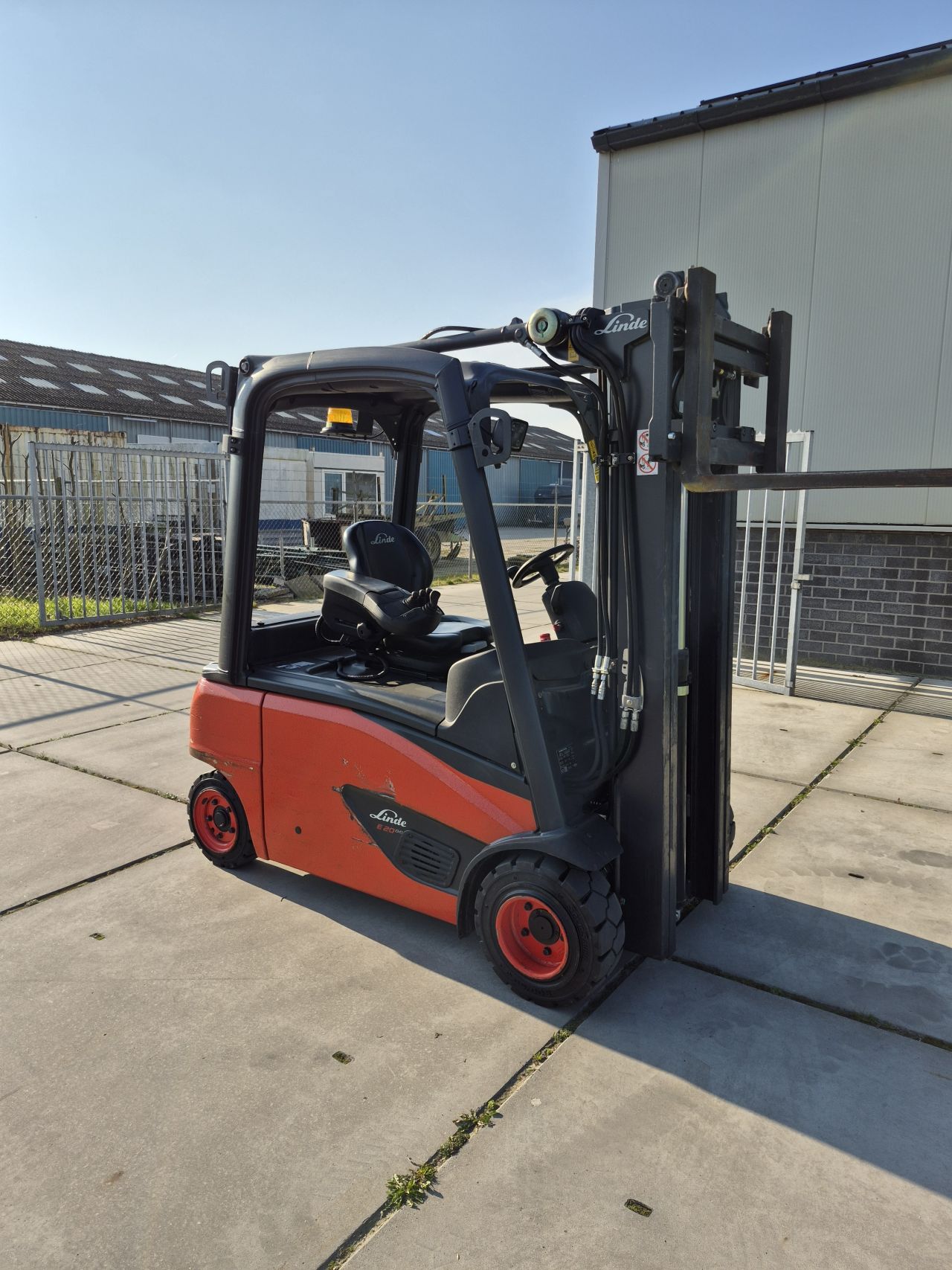 Linde E20PL-02 triplex sideshift bj 2014 6342 uur accu 83%