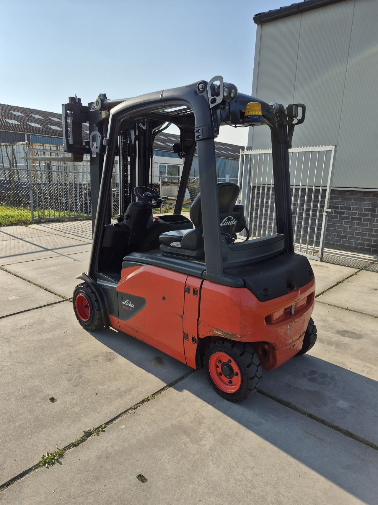 Linde E20PL-02 triplex sideshift bj 2014 6342 uur accu 83%