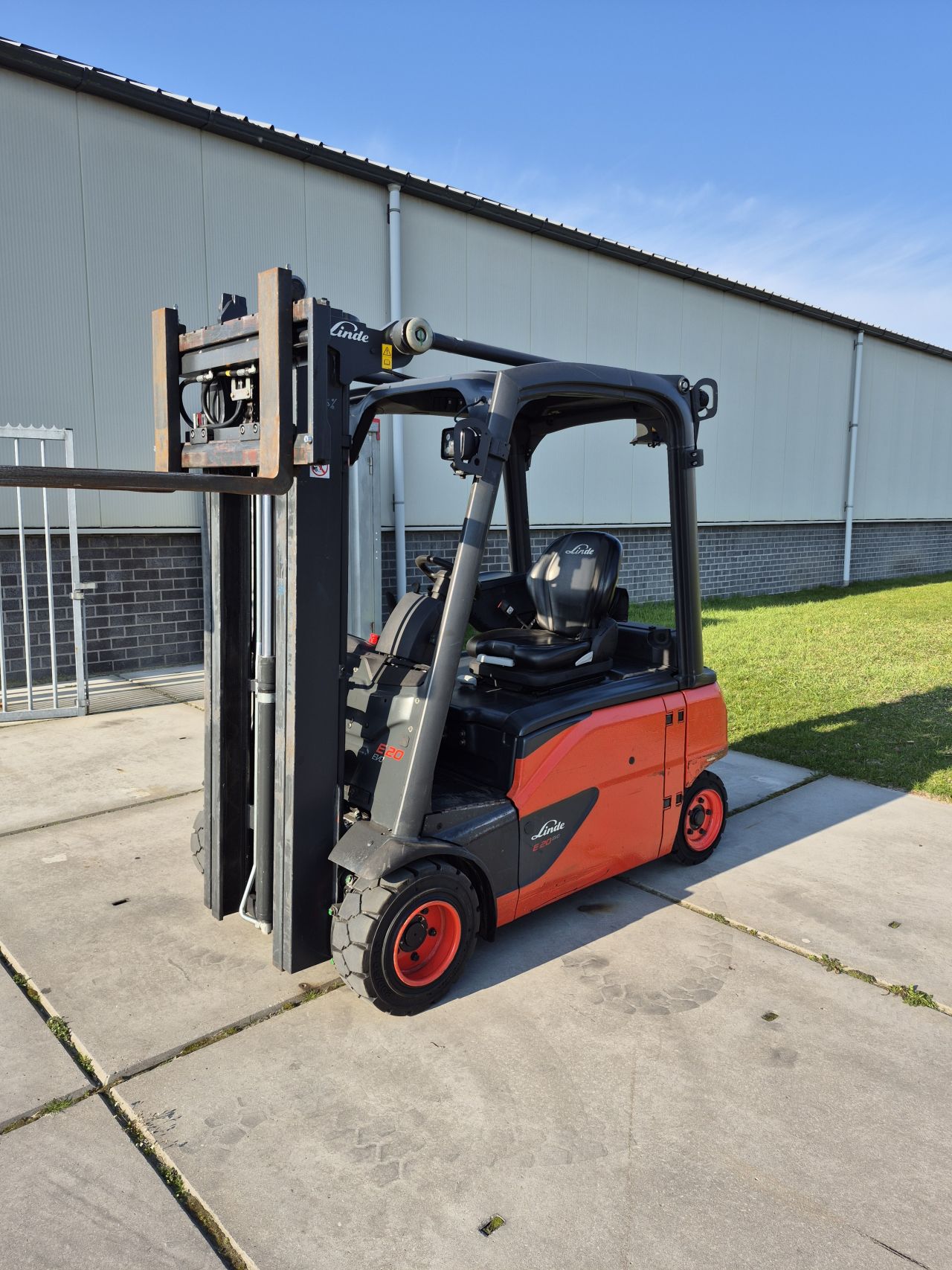 Linde E20PL-02 triplex sideshift bj 2014 6342 uur accu 83%