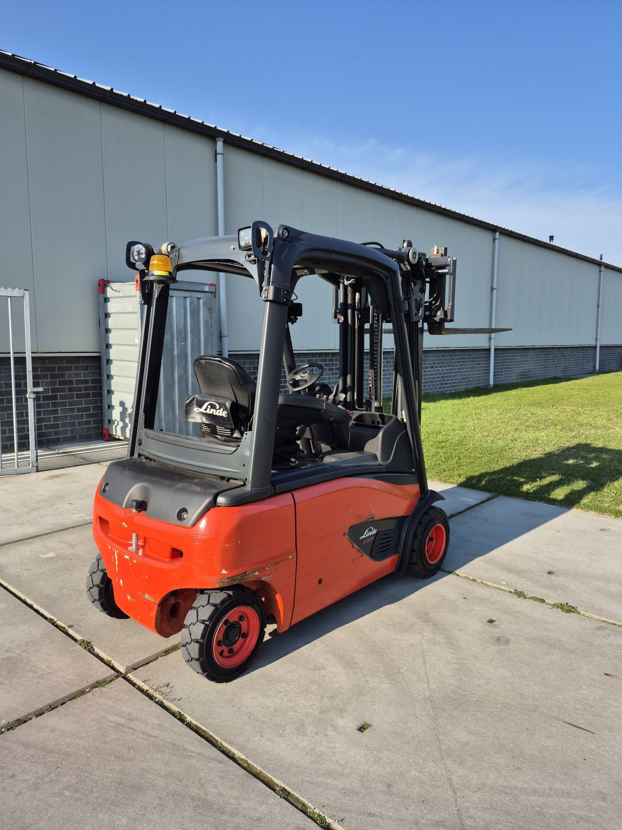 Linde E20PL-02 triplex sideshift bj 2014 6342 uur accu 83%