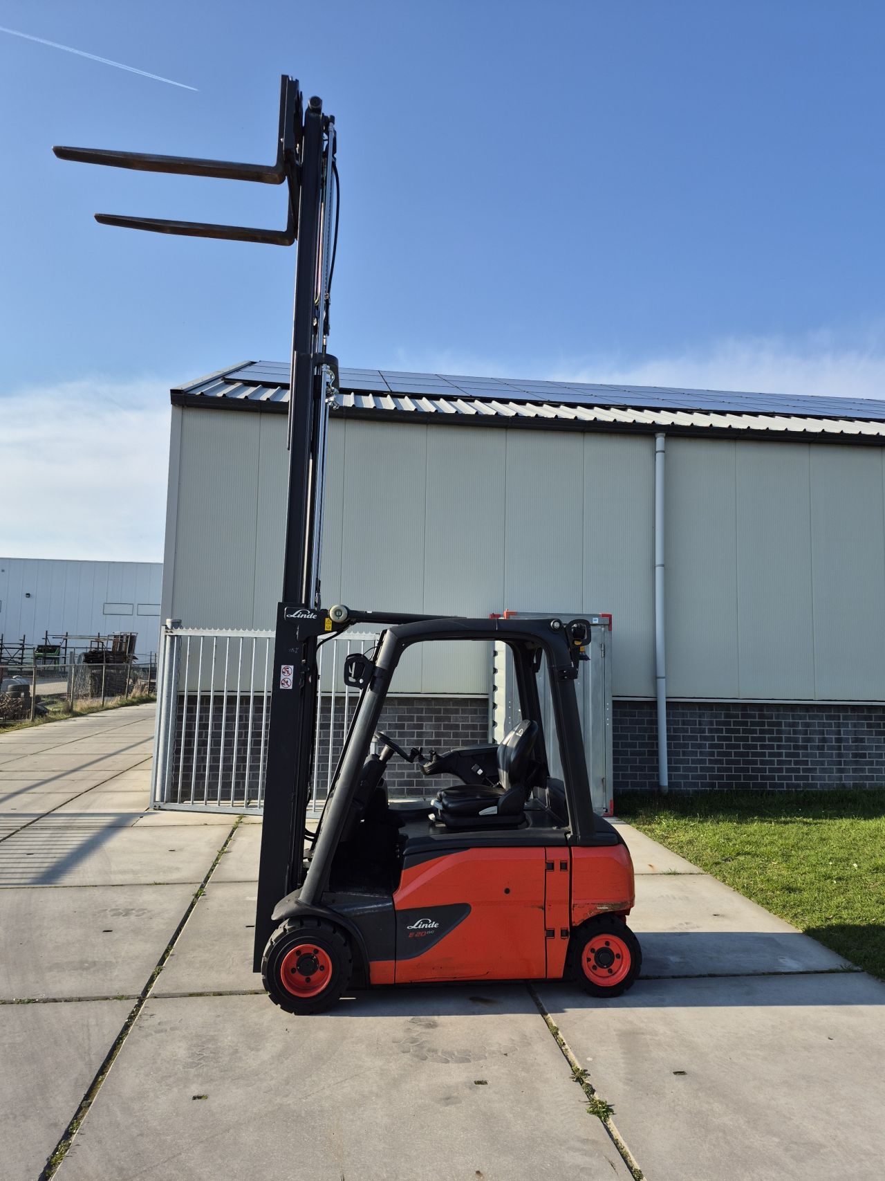 Linde E20PL-02 triplex sideshift bj 2014 6342 uur accu 83%