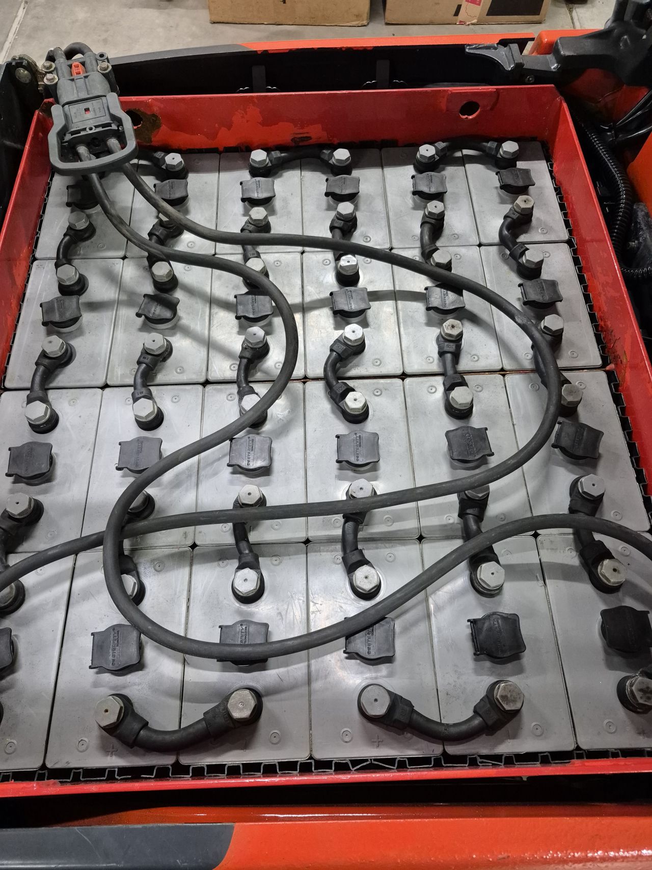 Linde E20PL-02 triplex sideshift bj 2014 6342 uur accu 83%