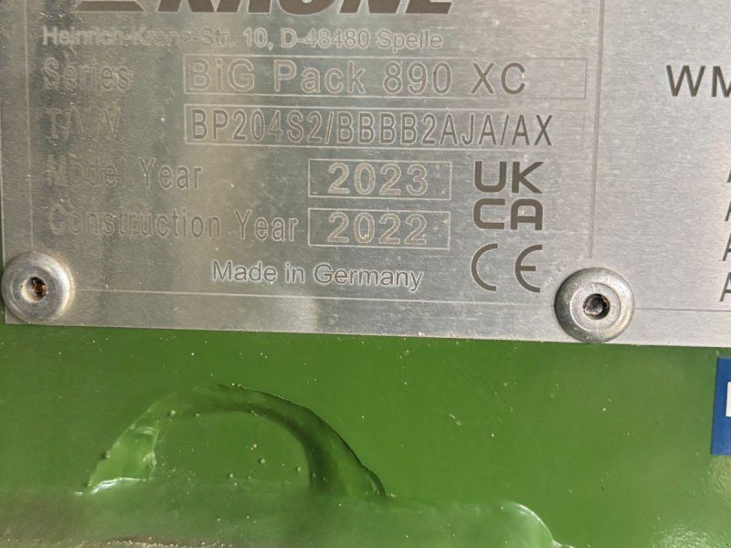 Krone Bigpack 890 XC Overgemt