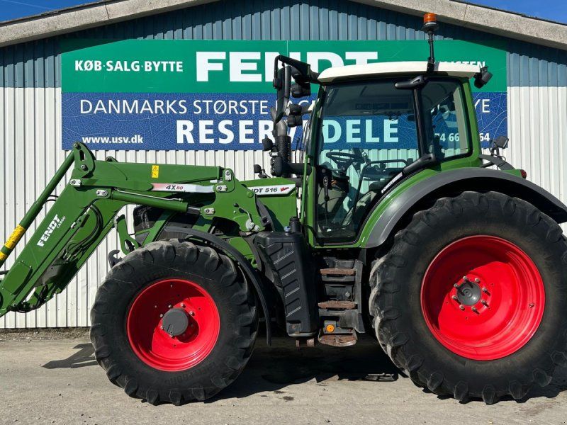 Fendt 516 Vario S4 Power Plus  Med Frontlæsser 4x80
