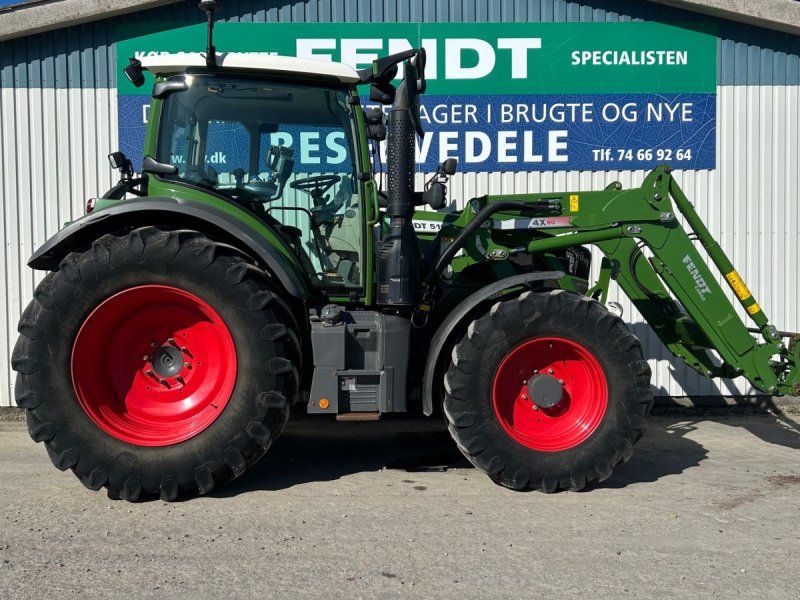 Fendt 516 Vario S4 Power Plus  Med Frontlæsser 4x80