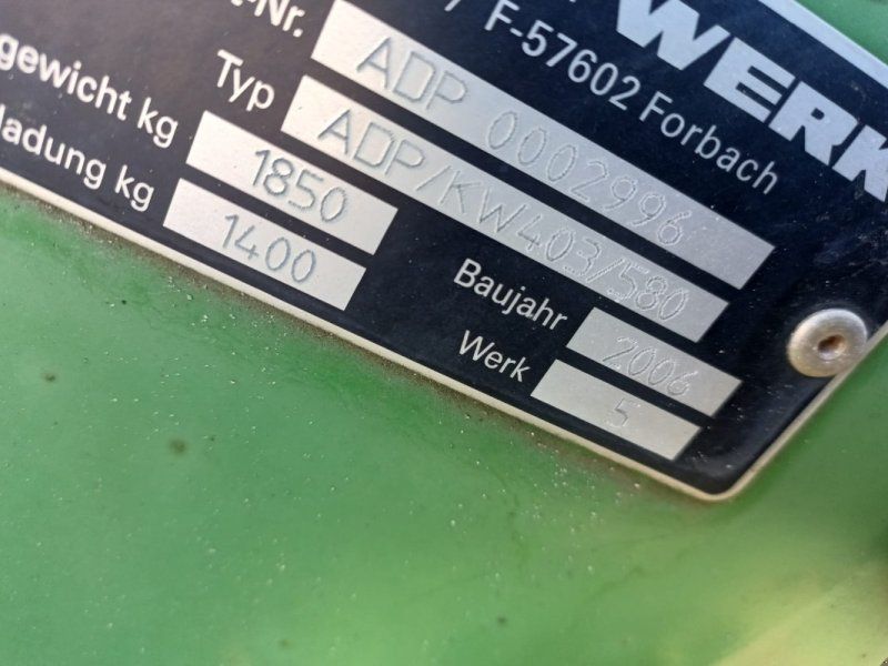 Amazone KG 403 + ADP/KW 403