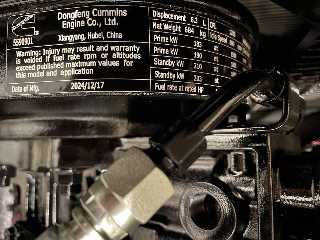 Cummins 6CTAA8.3-G2 - 220kVA Generator - DPX-20035