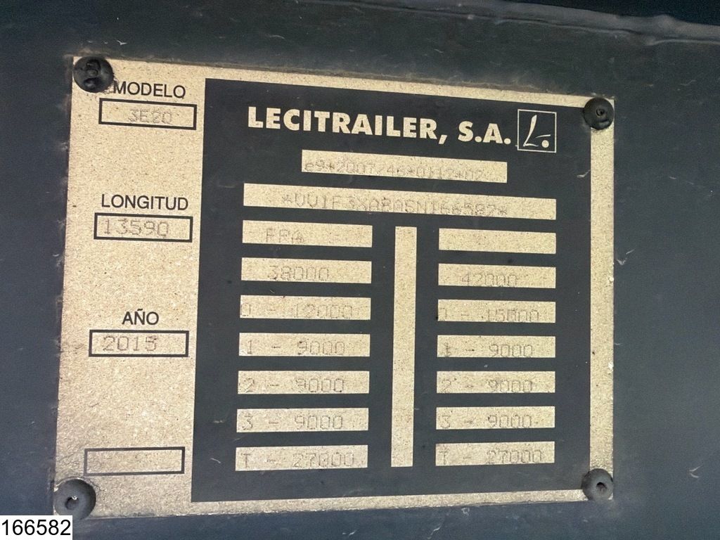 Lecitrailer Koel vries Dhollandia, Carrier Vector 1950 Mt