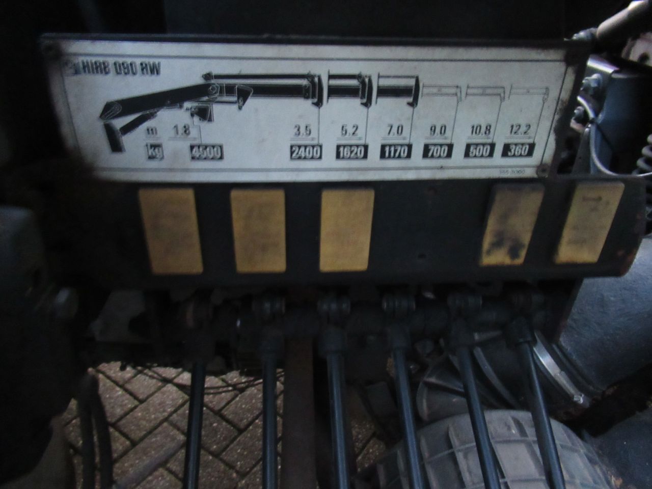 Daf cf85 6x2 oprijwagen met hiab kraan