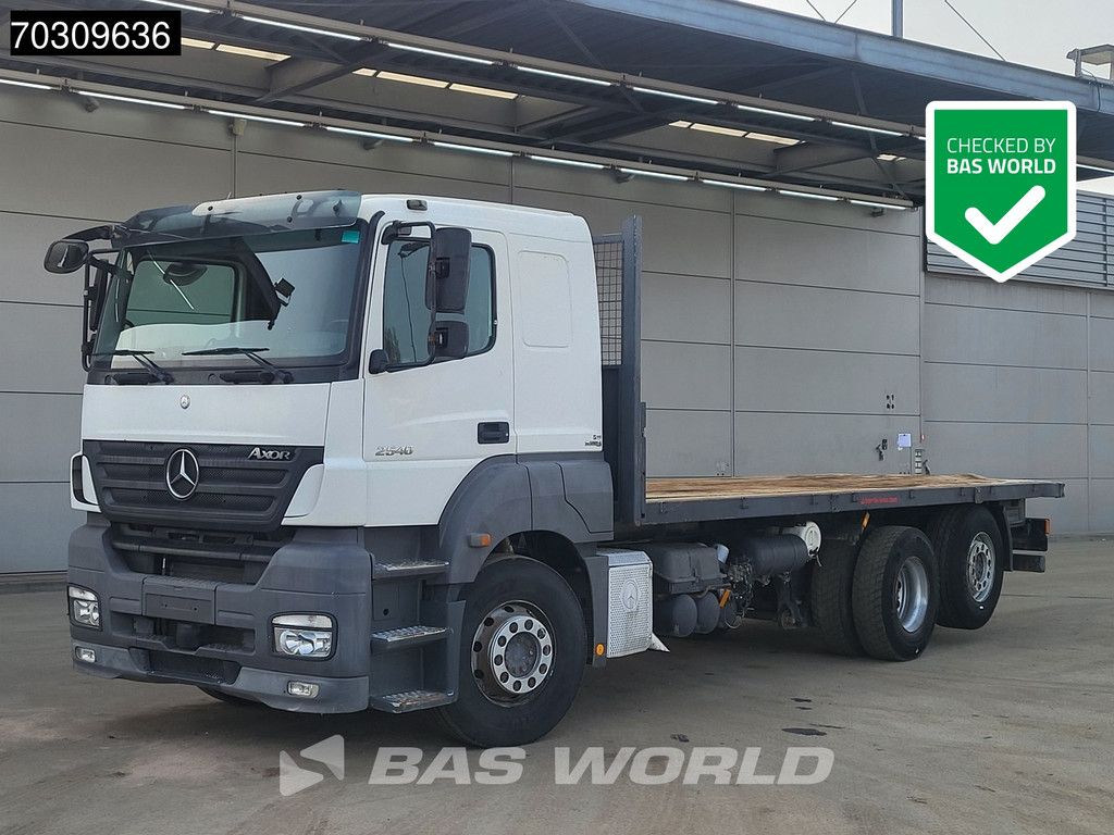 Mercedes Axor Axor 2540 6X2 690cm open loadfloor Lift+Steering Axle Automatic Euro 5