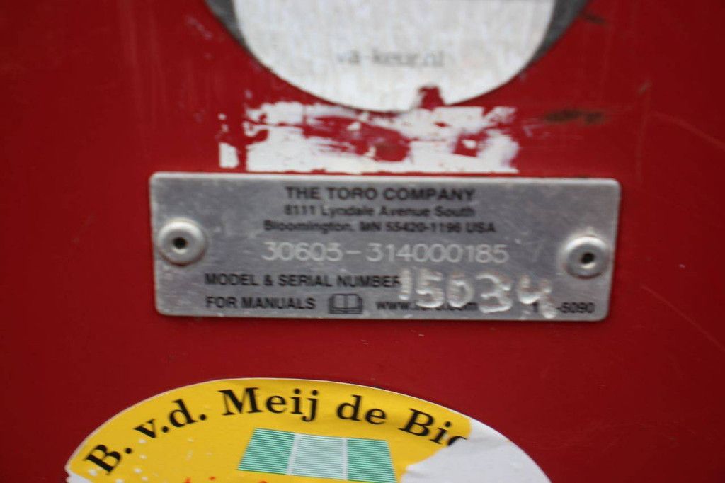 Ride-on mower Toro 15034 Diesel 35kW 2012