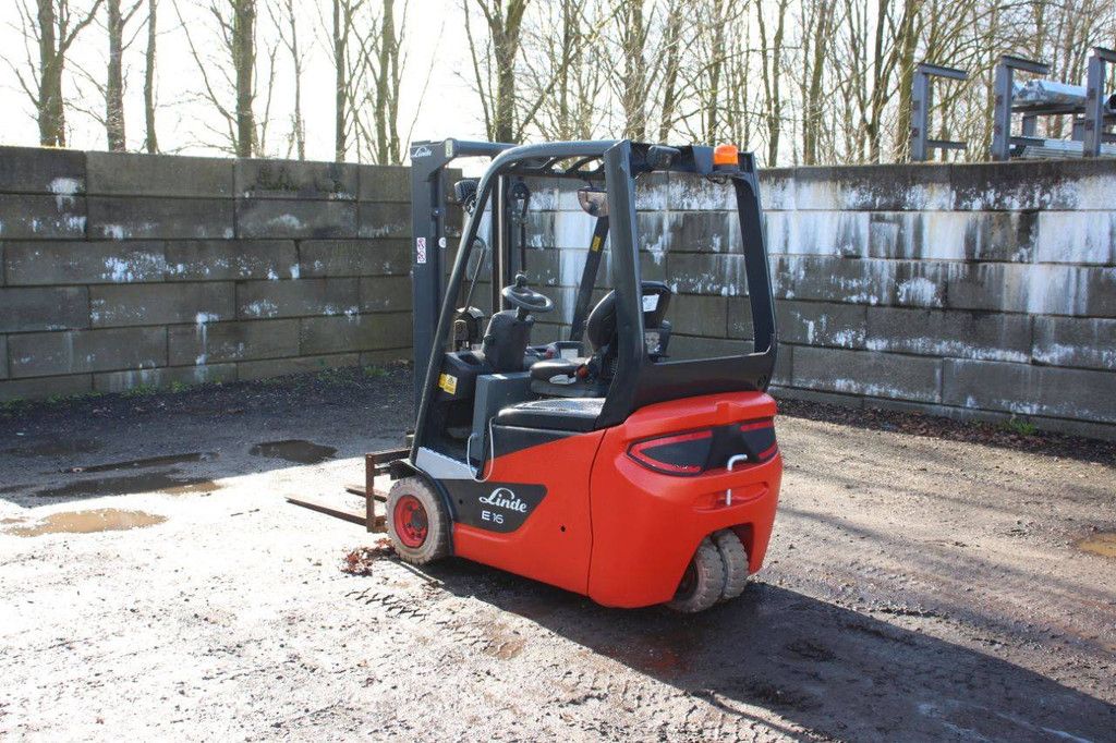 Linde E16C Electric Forklift 1600kg 2019