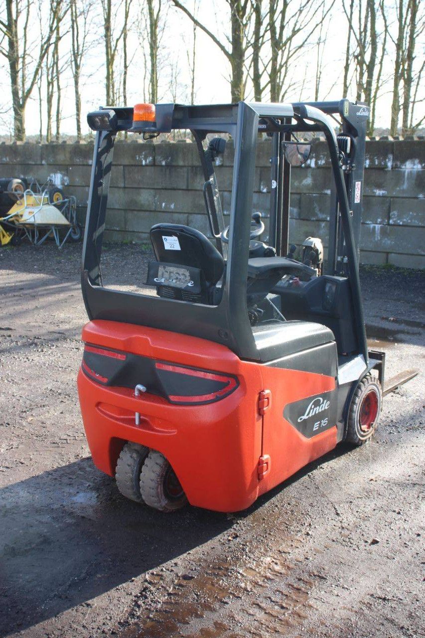 Linde E16C Electric Forklift 1600kg 2019