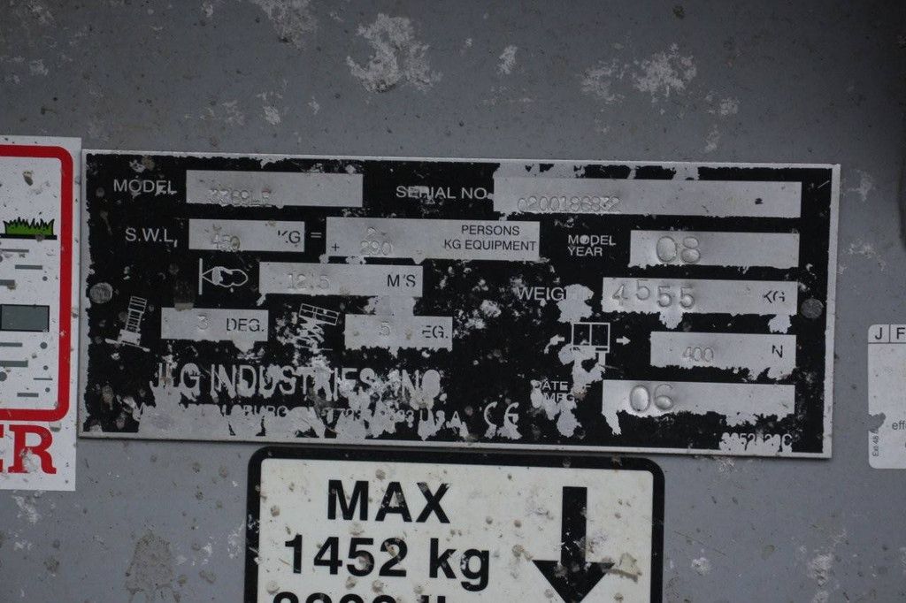 Scissor lift JLG 1230ES Electric 12m 2008