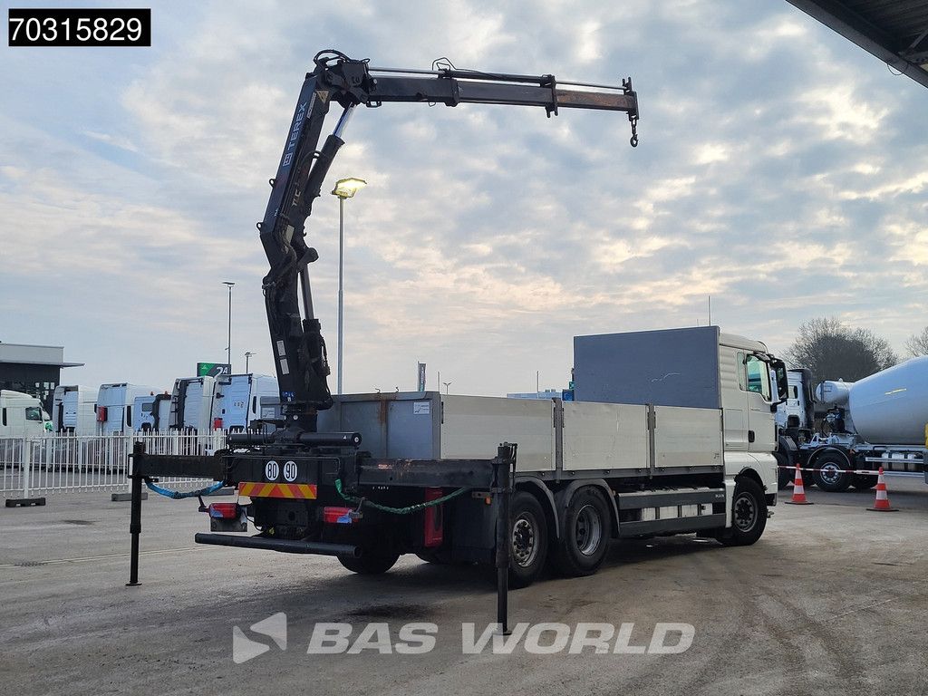 MAN TGX 26.440 6X2 Terex Atlas 125.2-A2 Kran Crane Lift+steering axle Euro 5