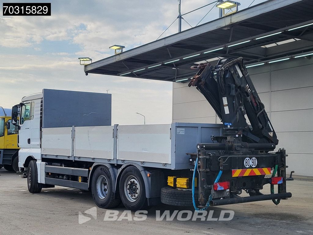 MAN TGX 26.440 6X2 Terex Atlas 125.2-A2 Kran Crane Lift+steering axle Euro 5