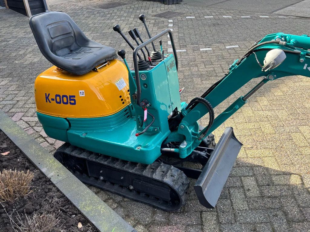 Kubota k-005 Diesel minigraver gebruikte micrograver