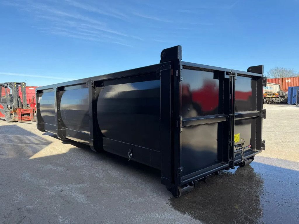 Alustahl open container 22m3 met franse deur