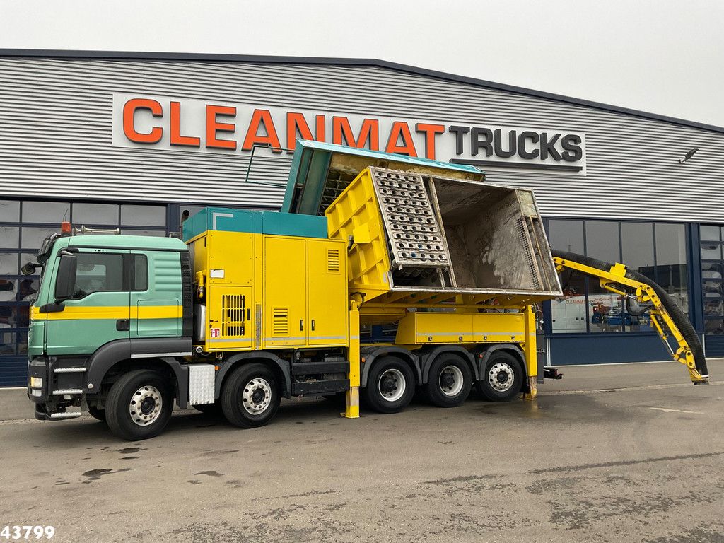 Man TGS 35.480 10x4 RSP Tridem Saugbagger 10m³