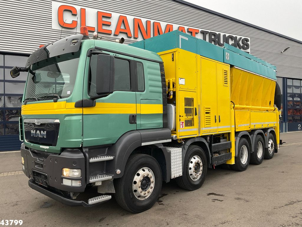 Man TGS 35.480 10x4 RSP Tridem Saugbagger 10m³