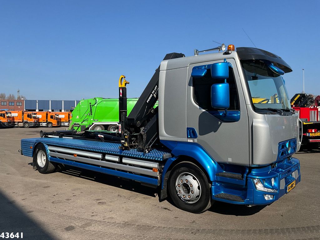 Renault D 240 Euro 6 HMF 10 Tonmeter laadkraan Just 66.850 km!