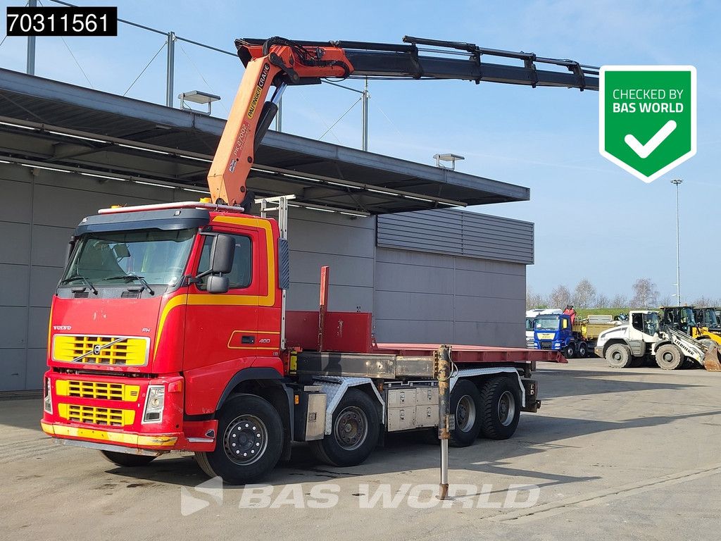 Volvo FH FH 480 8X4 Palfinger PK27002 Crane Kran 26 tons Multilift Big-Axle Automatic Euro 3