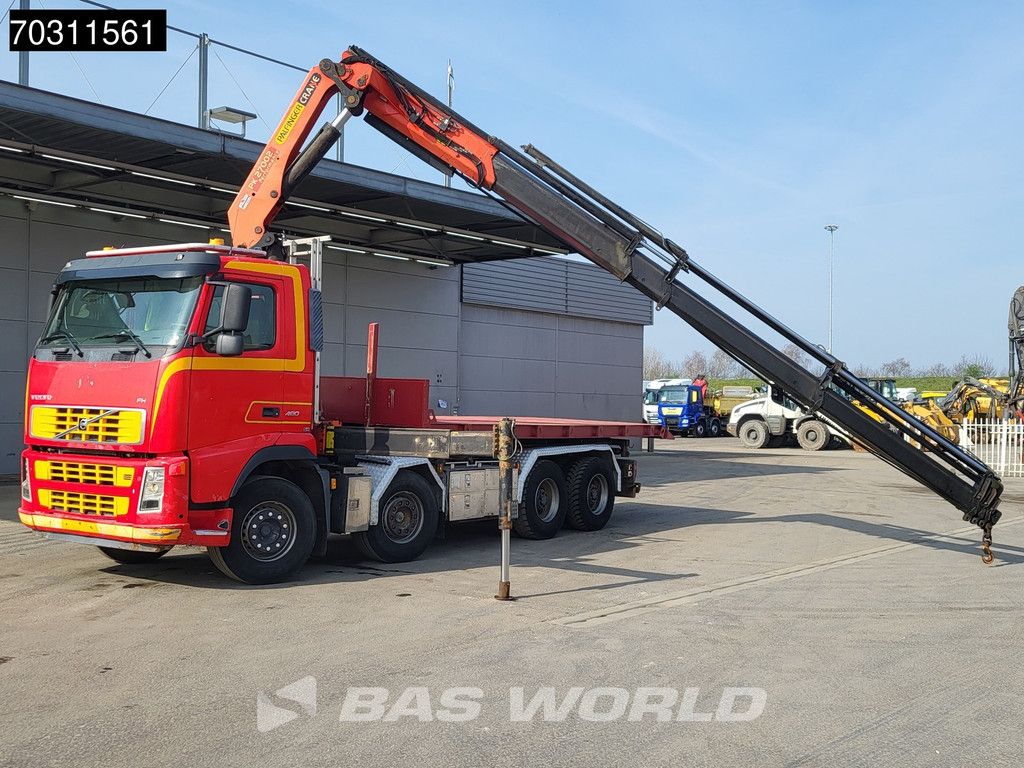 Volvo FH FH 480 8X4 Palfinger PK27002 Crane Kran 26 tons Multilift Big-Axle Automatic Euro 3