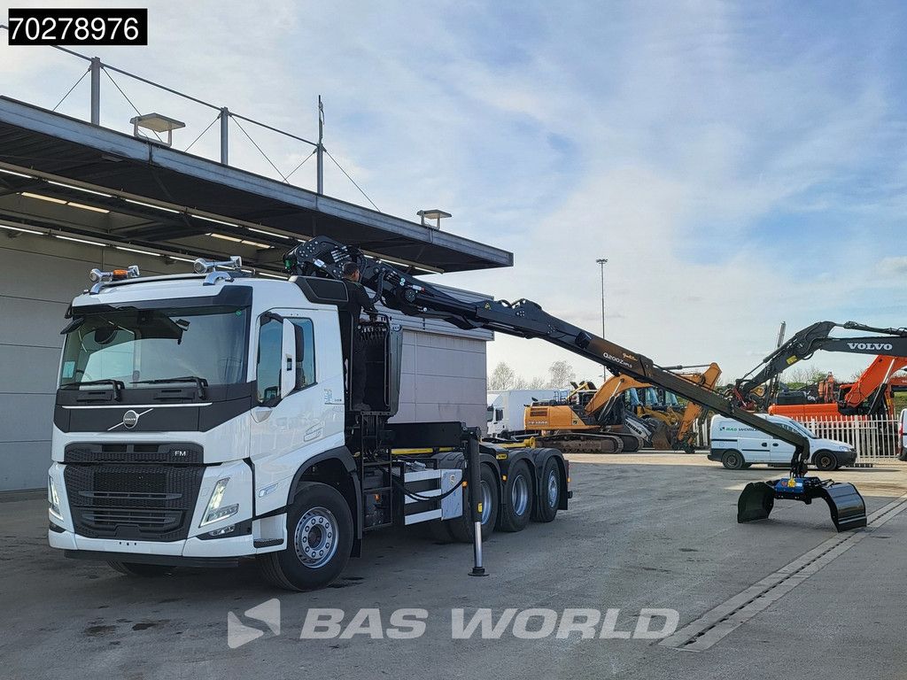 Volvo FM 460 8X4 NEW! Palfinger Q200Z95TR Crane Kran + HT 24 TEC Hooklift ACC LED