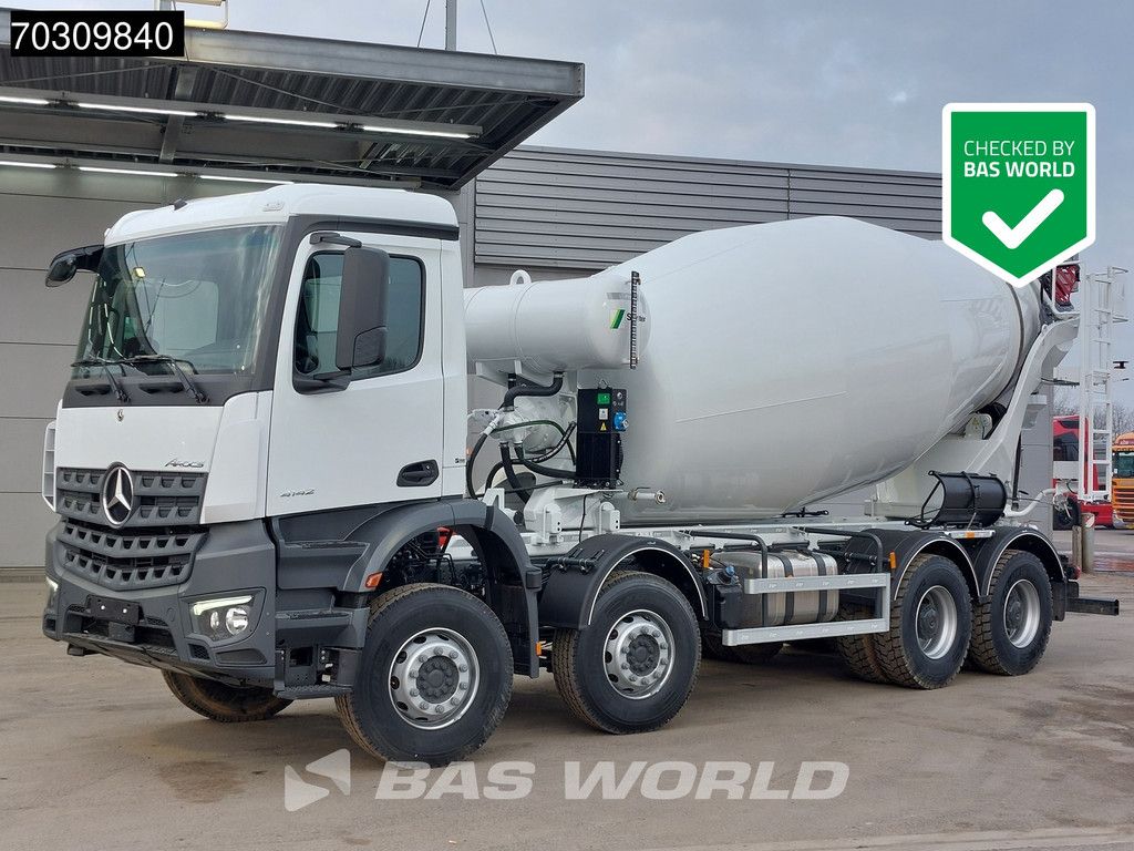 Mercedes Arocs 4142 8X4 NEW! 12m3 Stetter Mixer Steelsuspension Automatic Big-Axle Euro 6