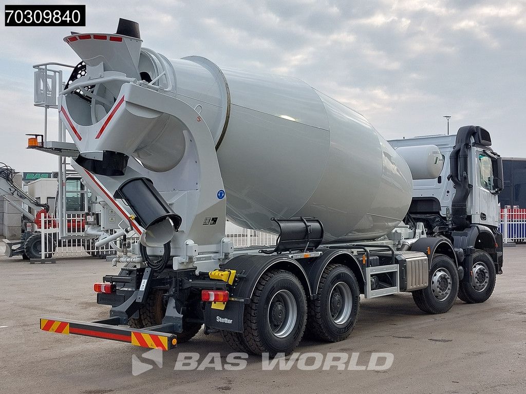 Mercedes Arocs 4142 8X4 NEW! 12m3 Stetter Mixer Steelsuspension Automatic Big-Axle Euro 6