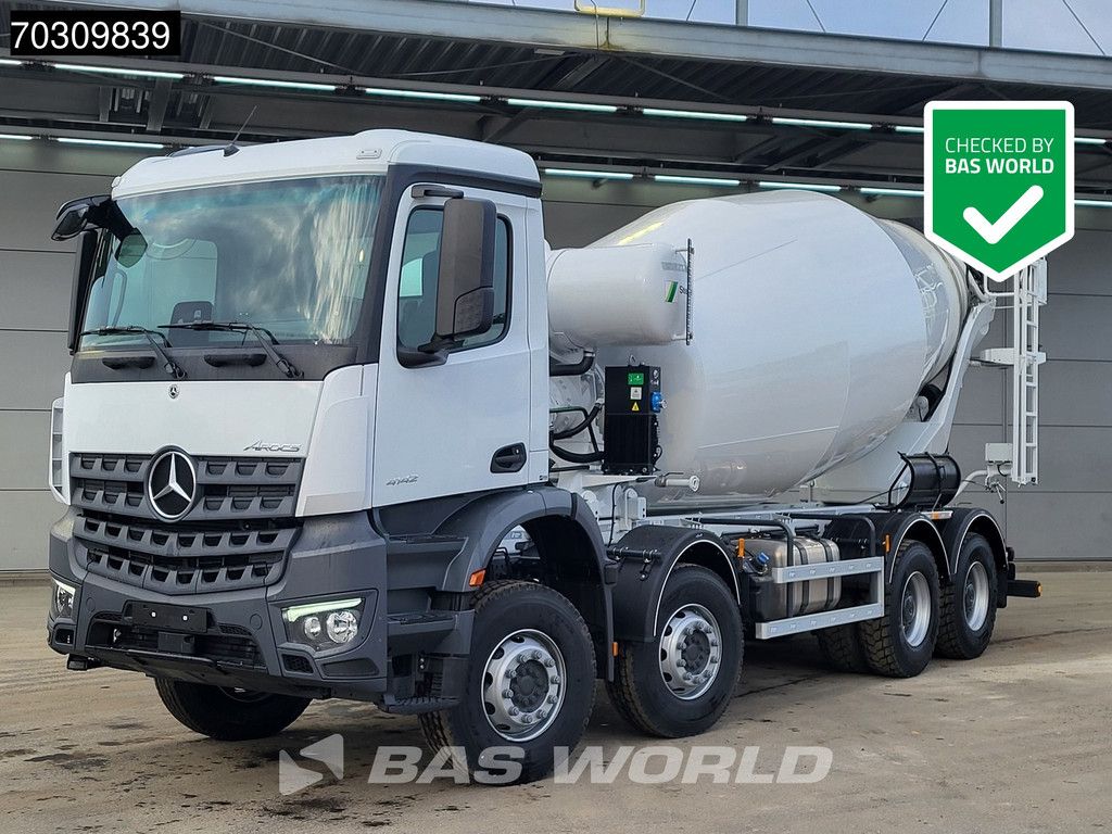 Mercedes Arocs 4142 8X4 NEW! 12m3 Stetter Mixer Steelsuspension Automatic Big-Axle Euro 6