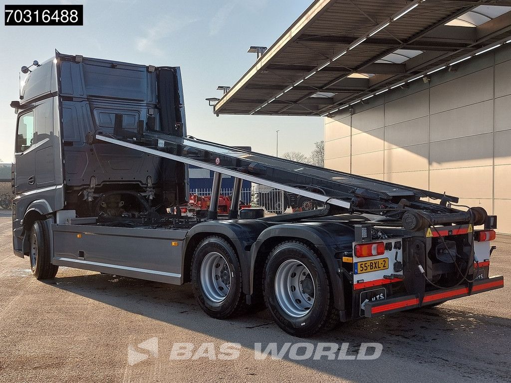 Mercedes Actros L 2848 6X2 HTS 30 tons cable system Lift-Axle Full Air Automatic Euro 6