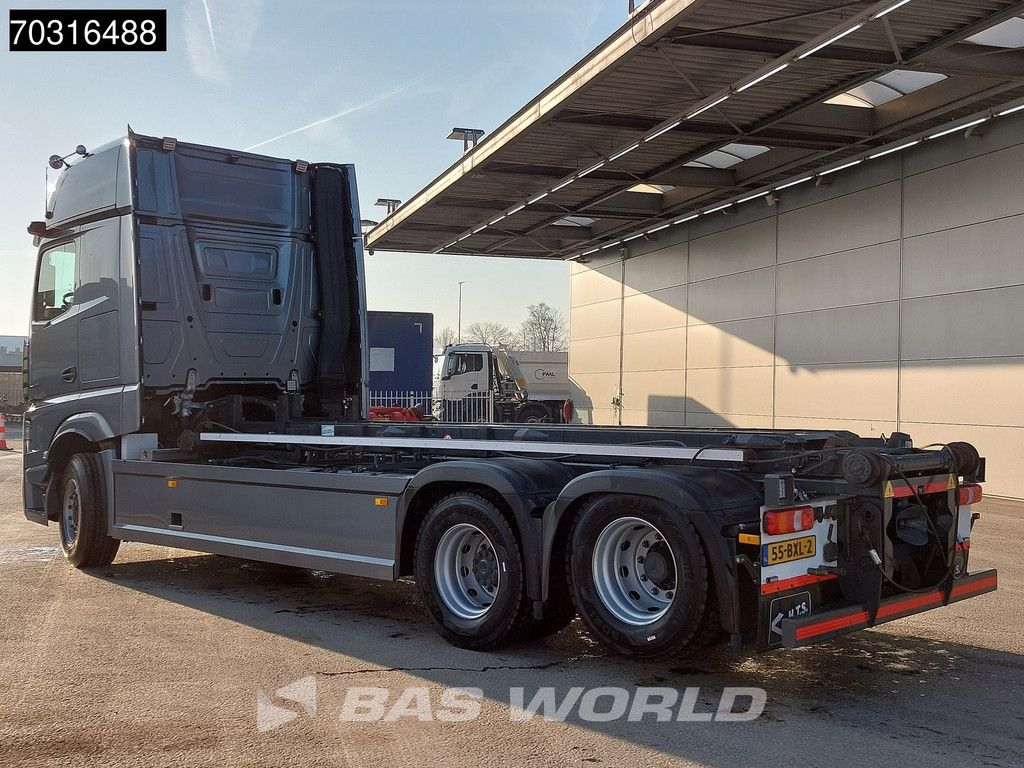 Mercedes Actros L 2848 6X2 HTS 30 tons cable system Lift-Axle Full Air Automatic Euro 6