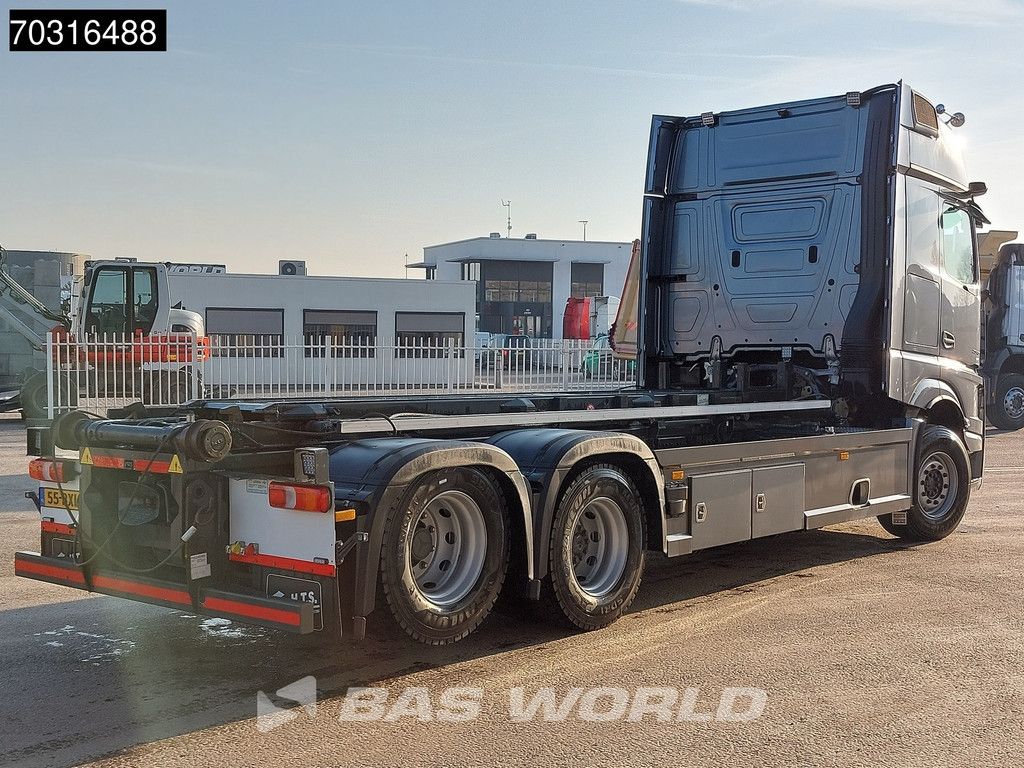 Mercedes Actros L 2848 6X2 HTS 30 tons cable system Lift-Axle Full Air Automatic Euro 6