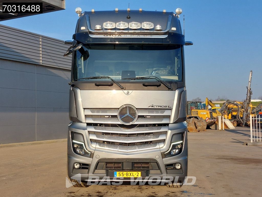 Mercedes Actros L 2848 6X2 HTS 30 tons cable system Lift-Axle Full Air Automatic Euro 6