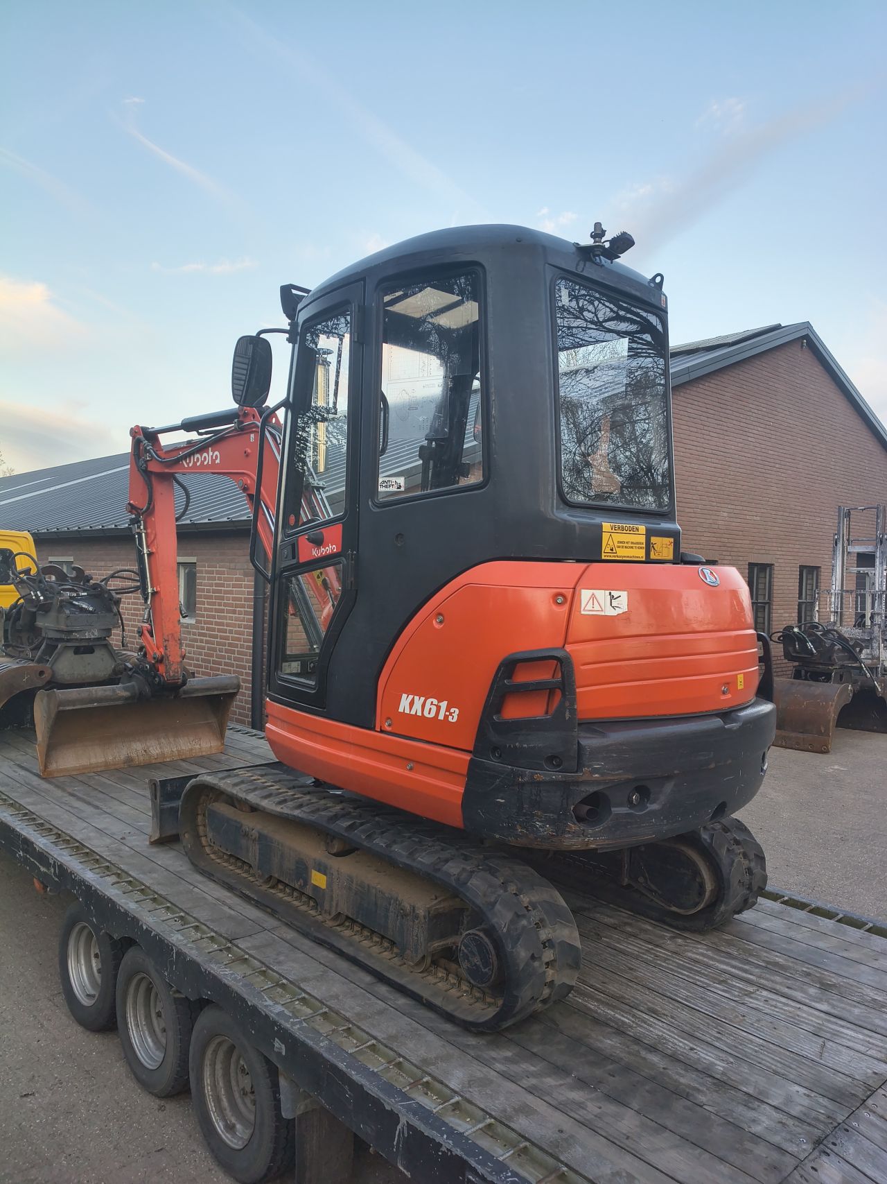 Kubota kx61-3 minigraver