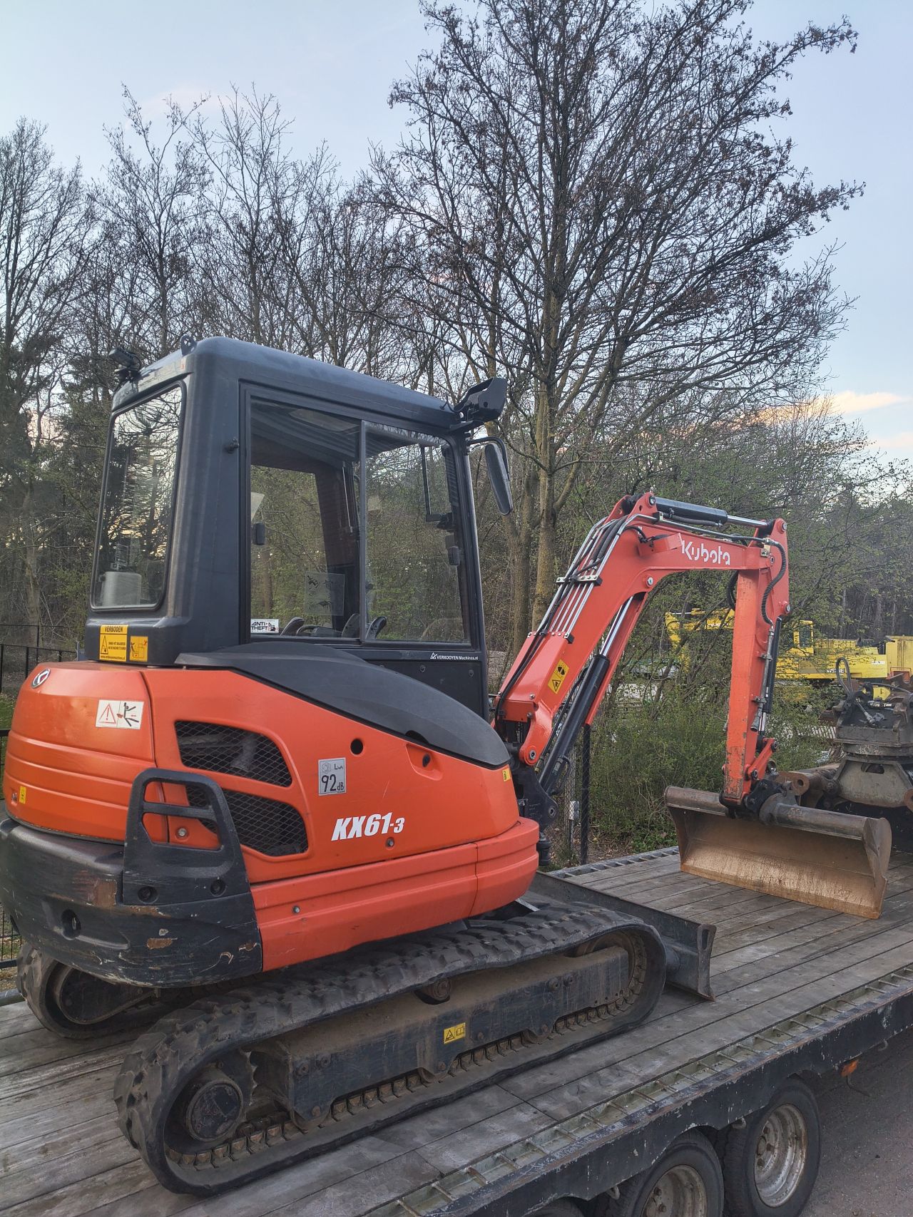 Kubota kx61-3 minigraver