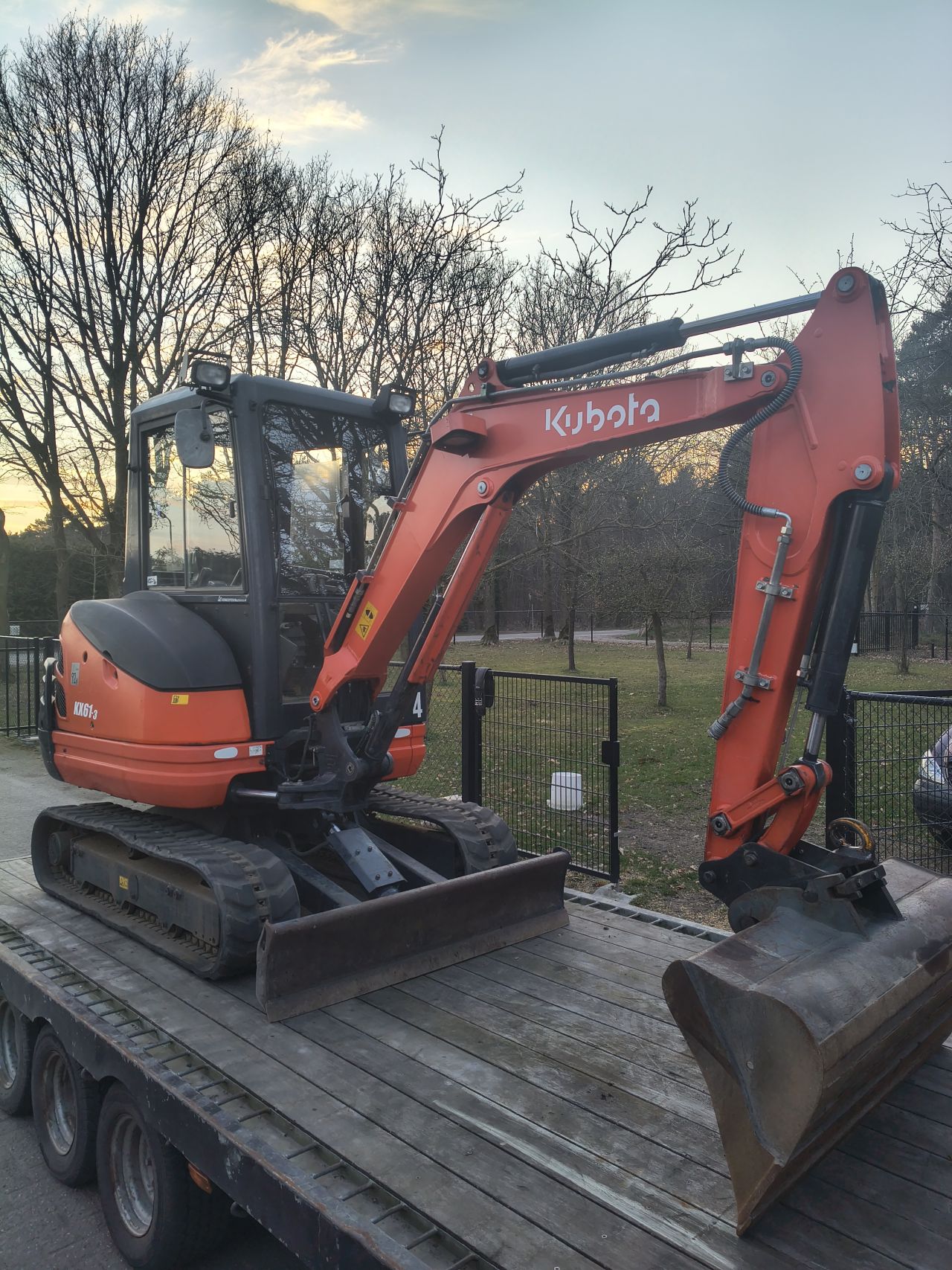 Kubota kx61-3 minigraver