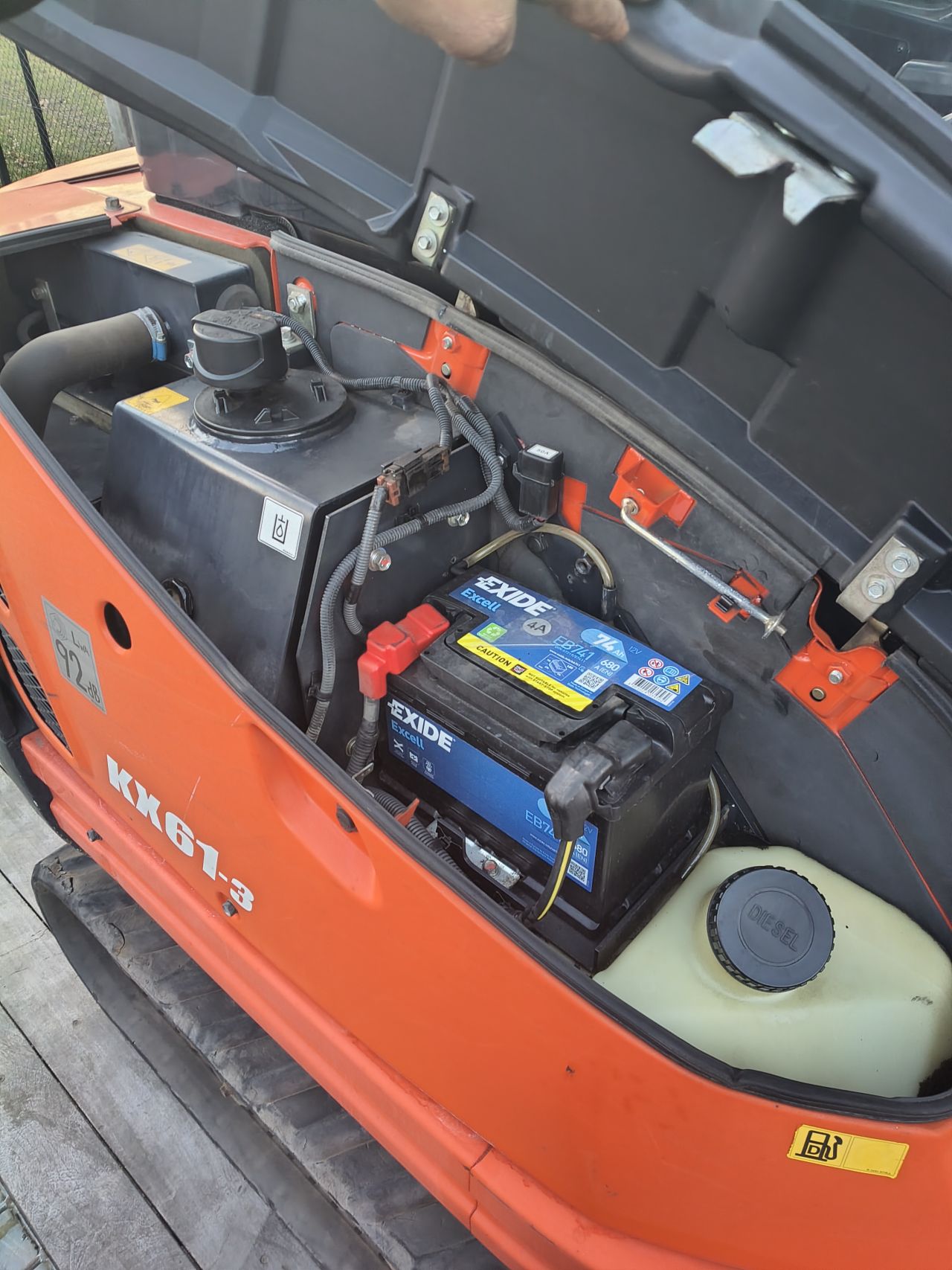 Kubota kx61-3 minigraver