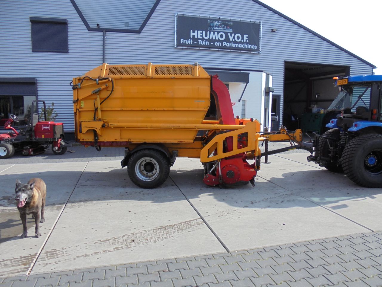 Schouten panda 1806 maai-laadwagen