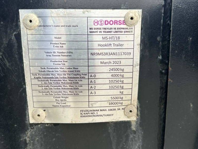 MS Dorse MS-HT/18 Kroghejsevogn